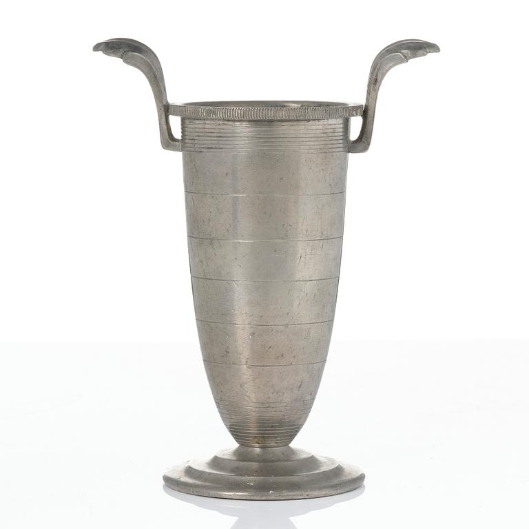Sylvia Stave, a set of three vases, C.G. Hallberg, Stockholm, 1930s.