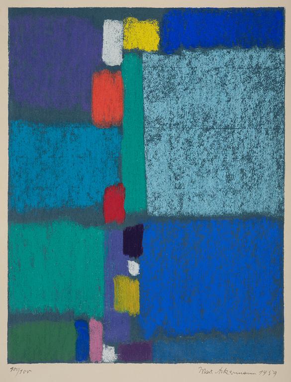 Max Ackermann, "Farbturm III".