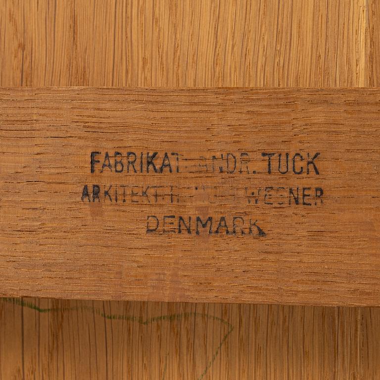 Hans J. Wegner, dining table, Andreas Tuck, Denmark, 1960s.