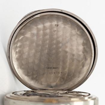Travel watch/pocket watch, 66 mm.