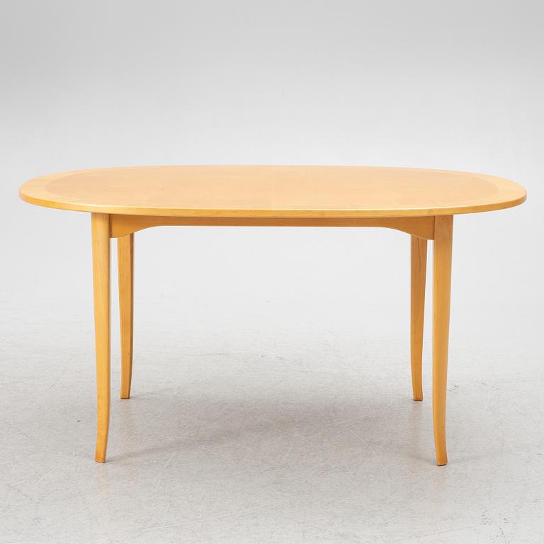 Carl Malmsten, coffee table, "Ovalen", Åfors.