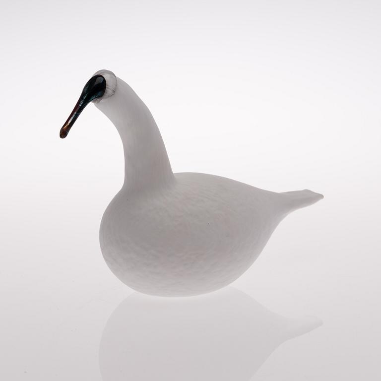 OIVA TOIKKA, LASILINTU, "Karjalan Laulujoutsen", signeerattu O. Toikka Iittala 5140 2015.