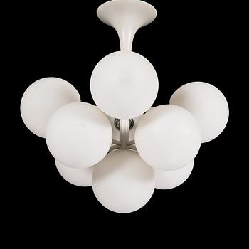 Max Bill, taklampa, 'Sputnik' modell för Temde, Schweiz 1960/1970-tal.