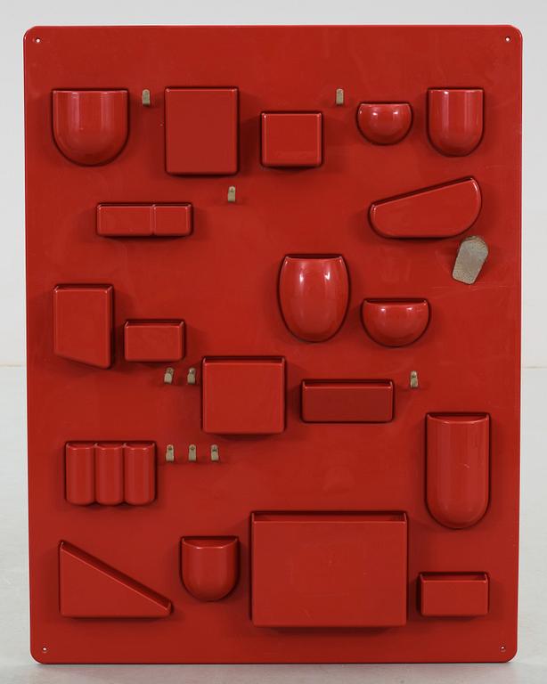 VÄGGFÖRVARING, plast, "UtenSilo", Dorothee Maurer-Becker, 1969.