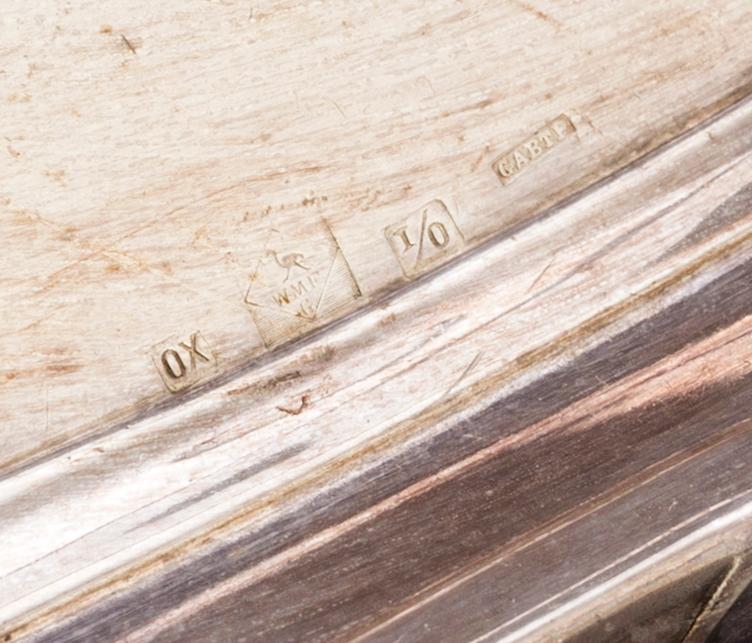 WÜRTTEMBERGISCHE METALLWARENFABRIK, an Art Nouveau silver plated tray, early 20th Century.