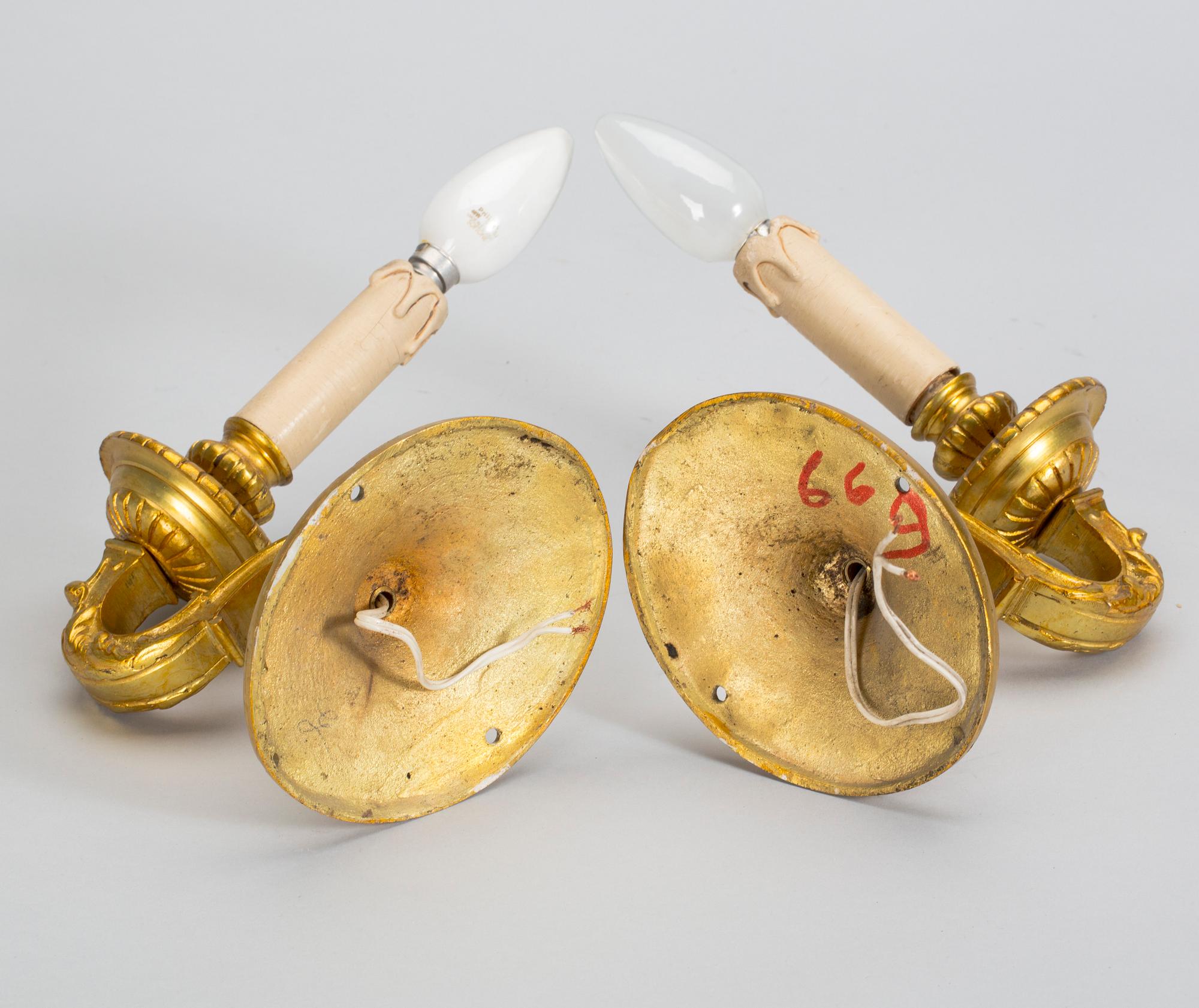 VÄGGLAMPETTER, ett par, 1900/2000-tal.