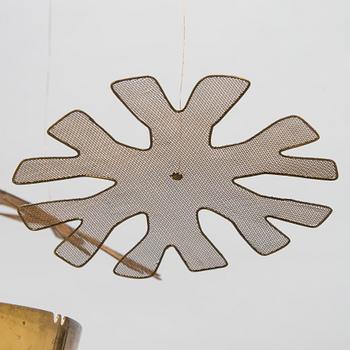 Paavo Tynell, a mid-20th-century 'Snowflake' chandelier for Taito.