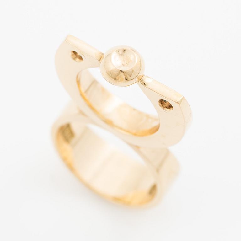 Sven-Erik Högberg, a ring, 18K gold, Gothenburg 1991.