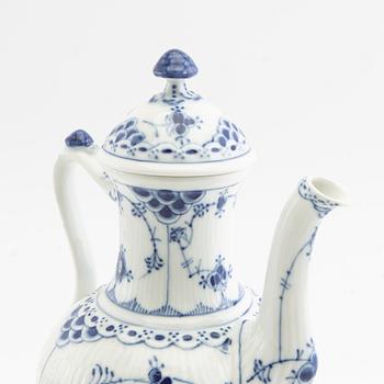 Service, approx. 29 pcs "Blue Fluted" Royal Copenhagen Denmark porcelain.