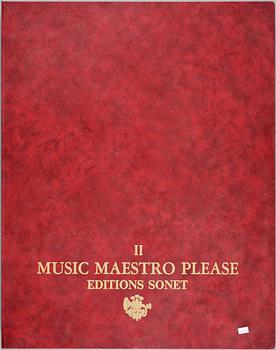 PORTFÖLJ MED GRAFISKA BLAD, 9+1 st, samtl sign o numr HC XIII/XXXV o XXVI/XL, i portfölj, 1981.