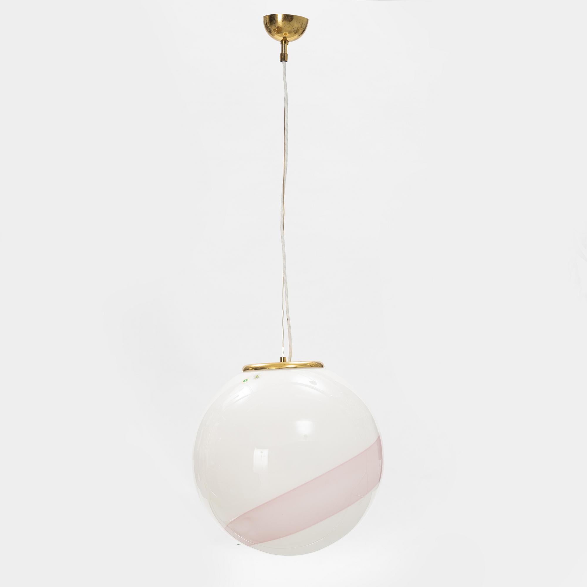 Taklampa, Murano, Italien, 1900-talets senare del.