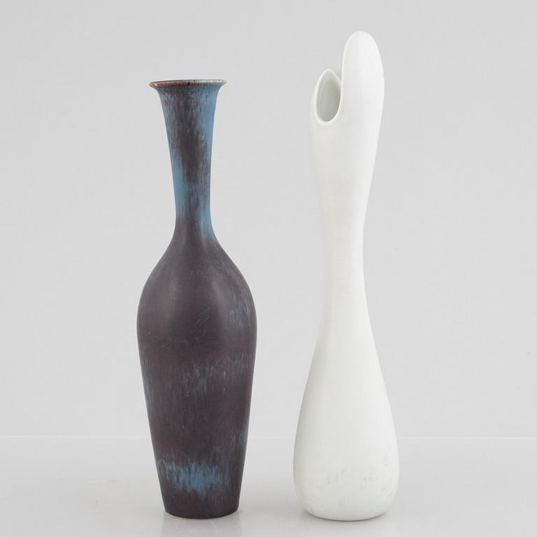 Gunnar Nylund, two vases, including 'Caolina', Rörstrand.