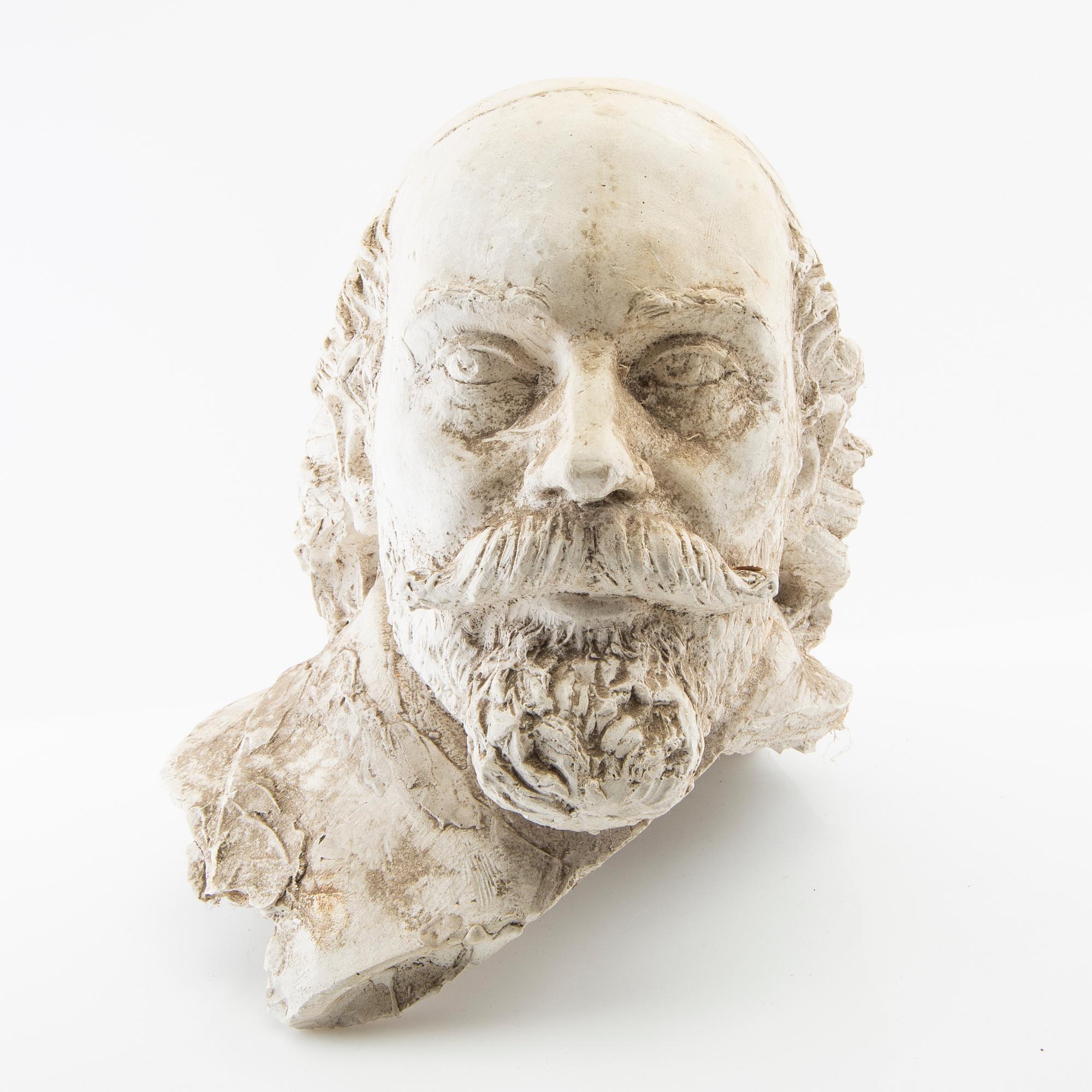 Nils Möllerberg, Skulptur förlaga till Manshuvud.