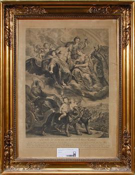 PETER PAUL RUBENS, efter, kopparstick, 2 st.