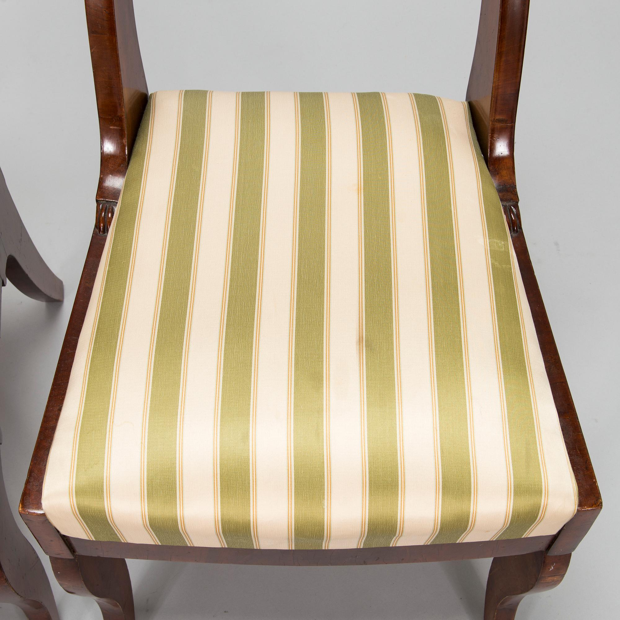 A set of four Biedermeier chairs, second half of the 19th century.