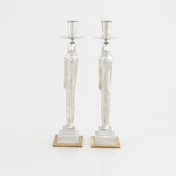 Edvin Öhrström, a pair of 'Egyptian' candlesticks, Firma Svenskt Tenn 2001.