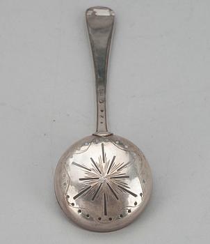 STRÖSKED, silver, Anders Christian Levon (1783-1817), Åbo 1795. Vikt ca 55,4 g.