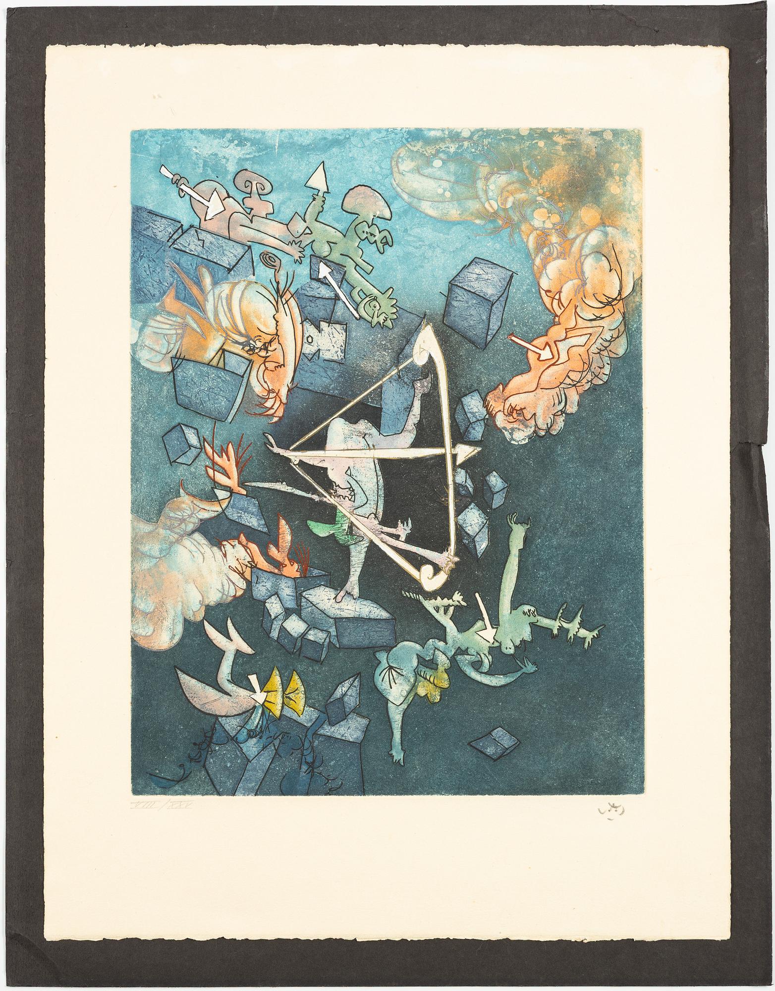Roberto Matta, "Les Pretendans" ur "Hom'mere III".