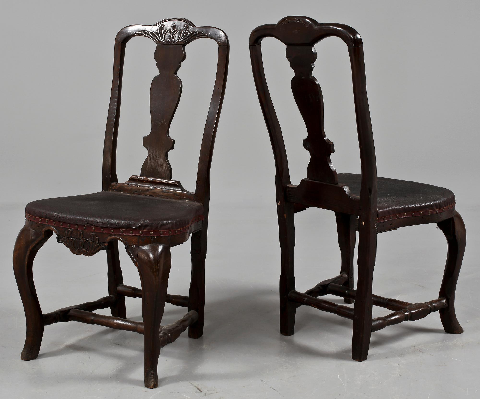 STOLAR, ett par, 1700-tal.