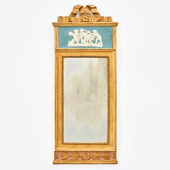 Spegel, sent 1700-tal, Sengustaviansk.