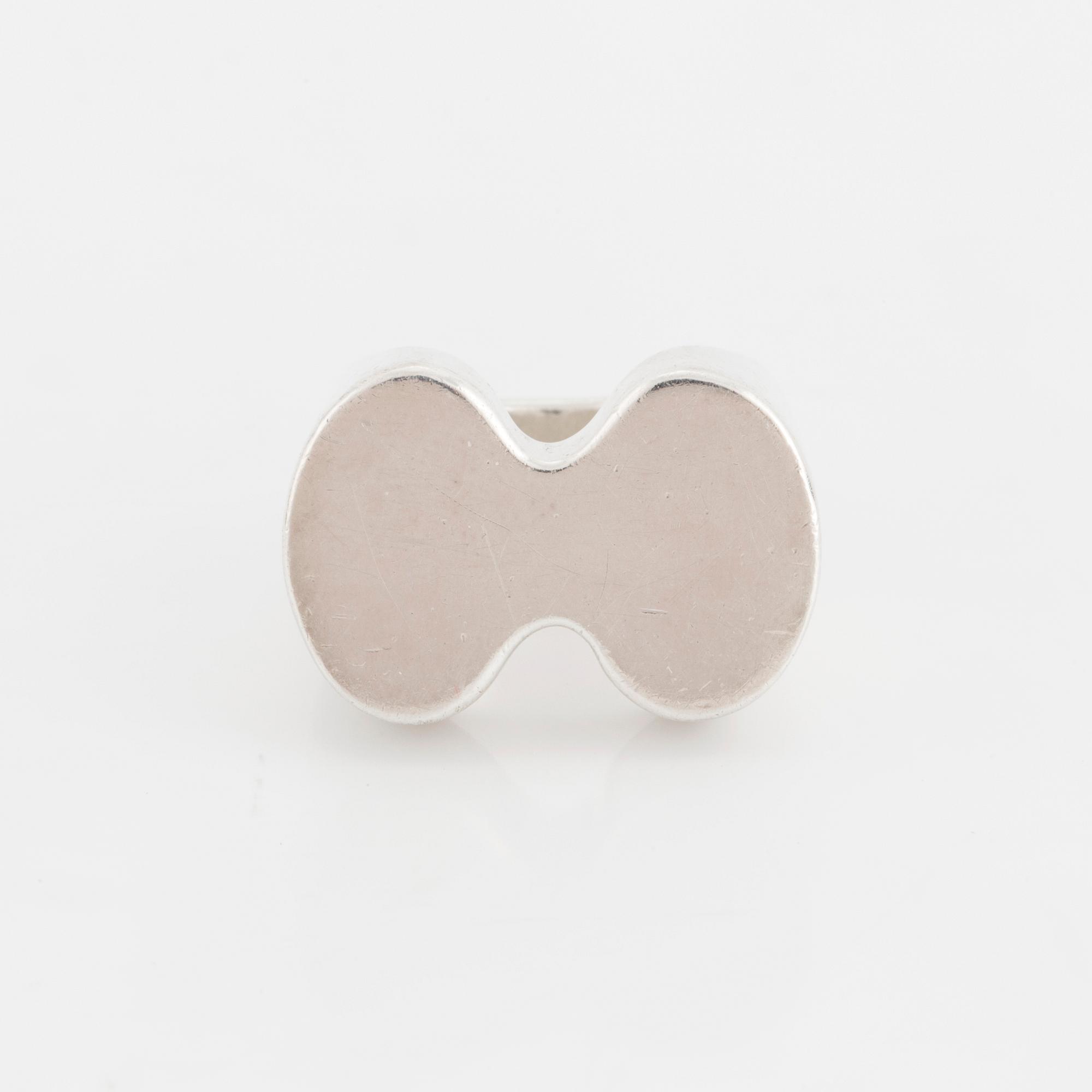 HANS HANSEN, a sterling silver ring, Denmark.