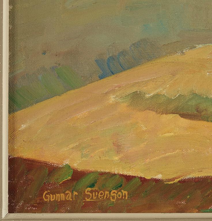 GUNNAR SVENSSON, olja på duk. Signerad.
