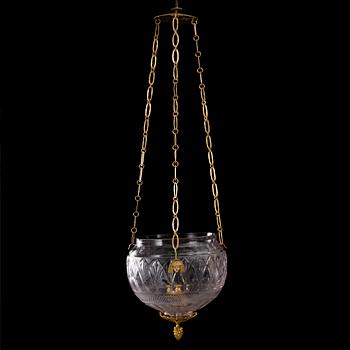 An early 19th century hanging lamp.