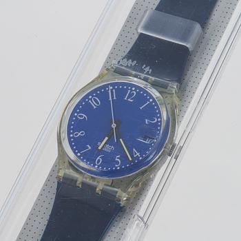 Swatch, Blu-Lui, armbandsur, 34 mm.