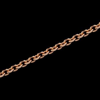 COLLIER, 18K guld, Balestra. Vikt ca 15 g.