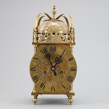 A lantern clock from Gustav Becker, later part of the 19th Century.