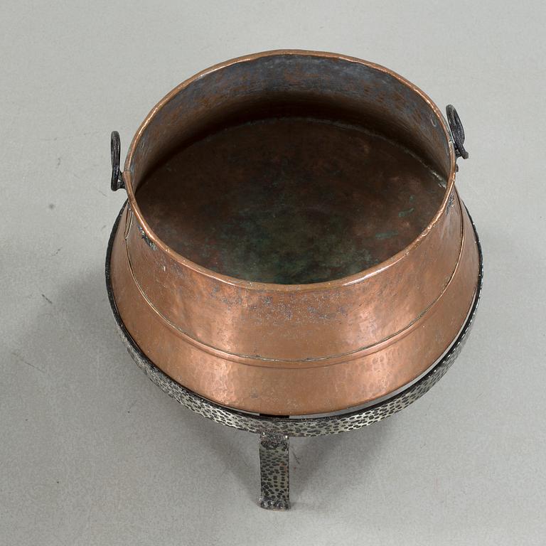 KITTLAR, 2 st, koppar, 1800-tal.