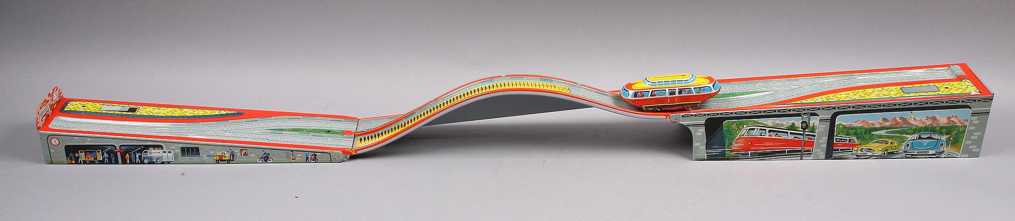 PARTI TÅG samt RÄLS, 4 delar, bl.a. plåt, Schweiz.