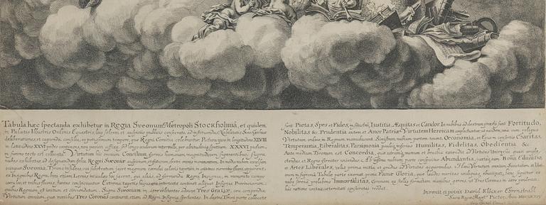 GEORG CHRISTHOP EIMMART,  engraving, after Ehrenstrahl.