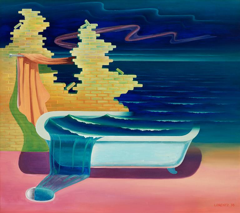Waldemar Lorentzon, "Syn i badrummet" (Vision in the bathroom).