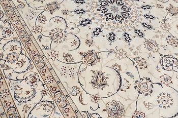 Rug, Nain part silk, so-called 9LAA, approximately 388 x 286 cm.
