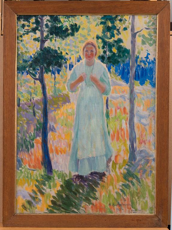 ALFRED RUOTSALAINEN, olja på duk, signerad 1912 (siv XXXVI).