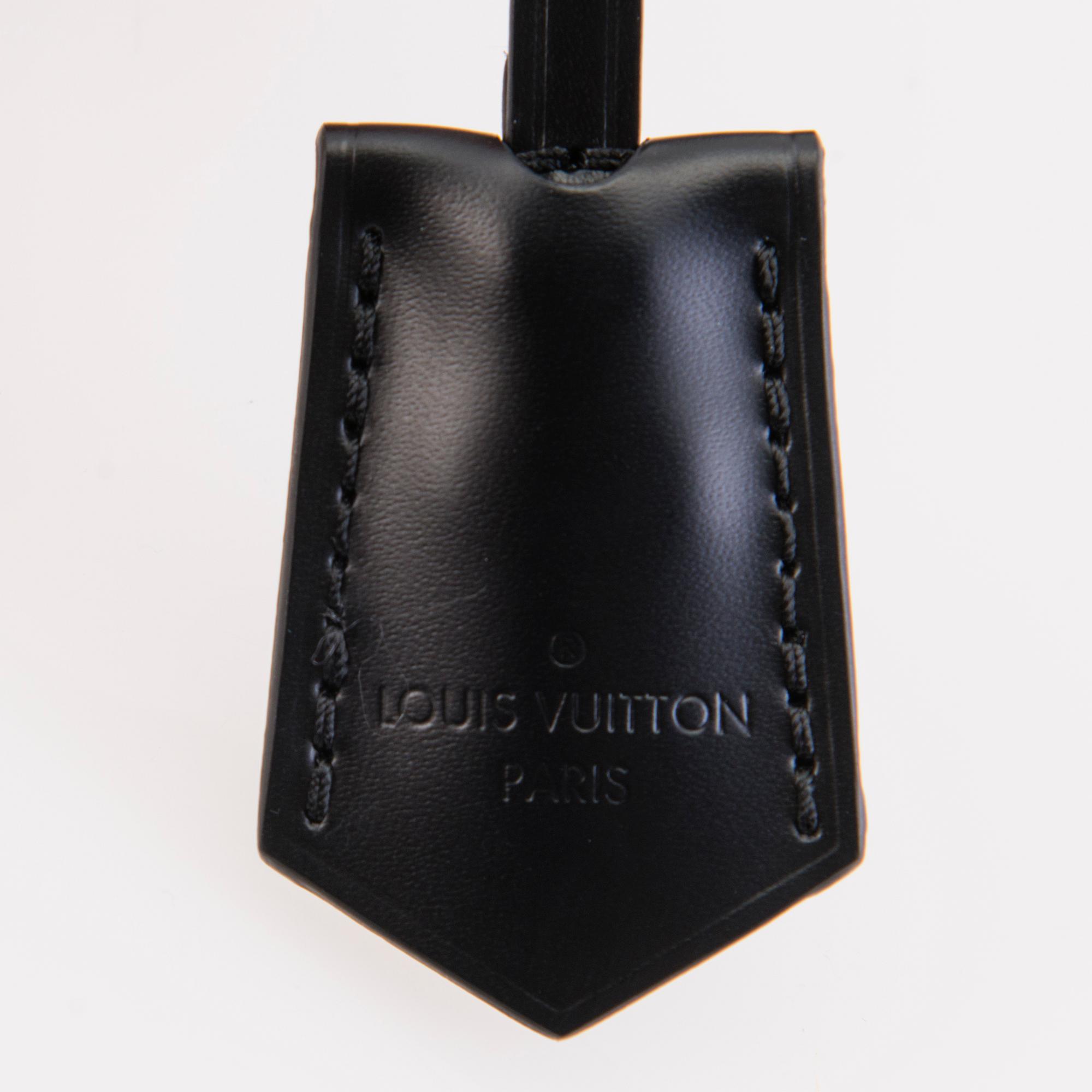 LOUIS VUITTON Black Epi Cluny BB Bag.