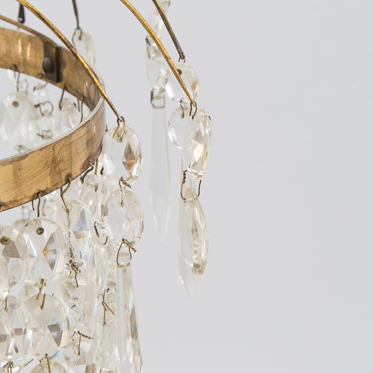 An Empire style chandelier, first half of the 20th century.
