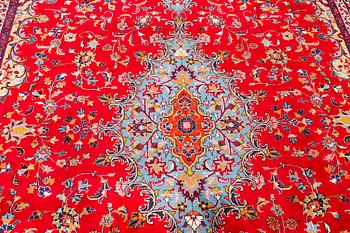 A Keshan carpet, c. 360 x 250 cm.
