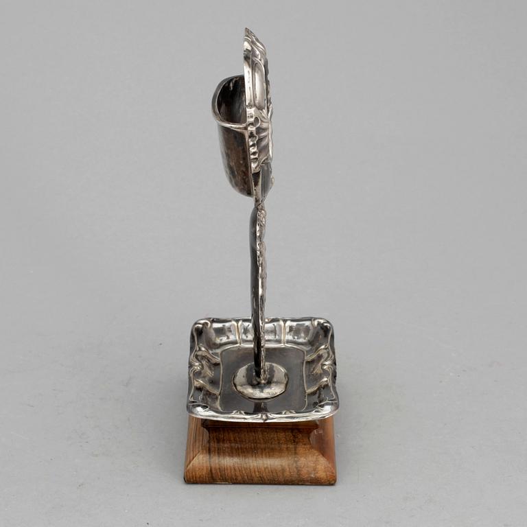 FICKURSTÄLL, silver, William Lyon, Göteborg, 1857.