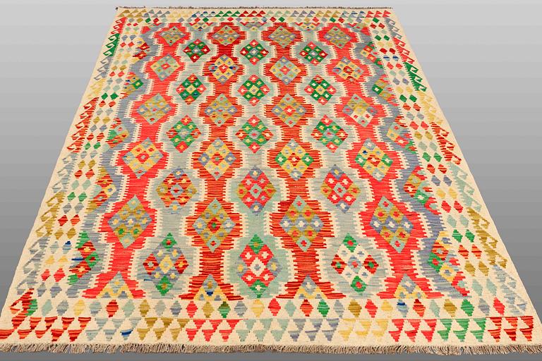 A CARPET, Kilim, 244 x 168 cm.