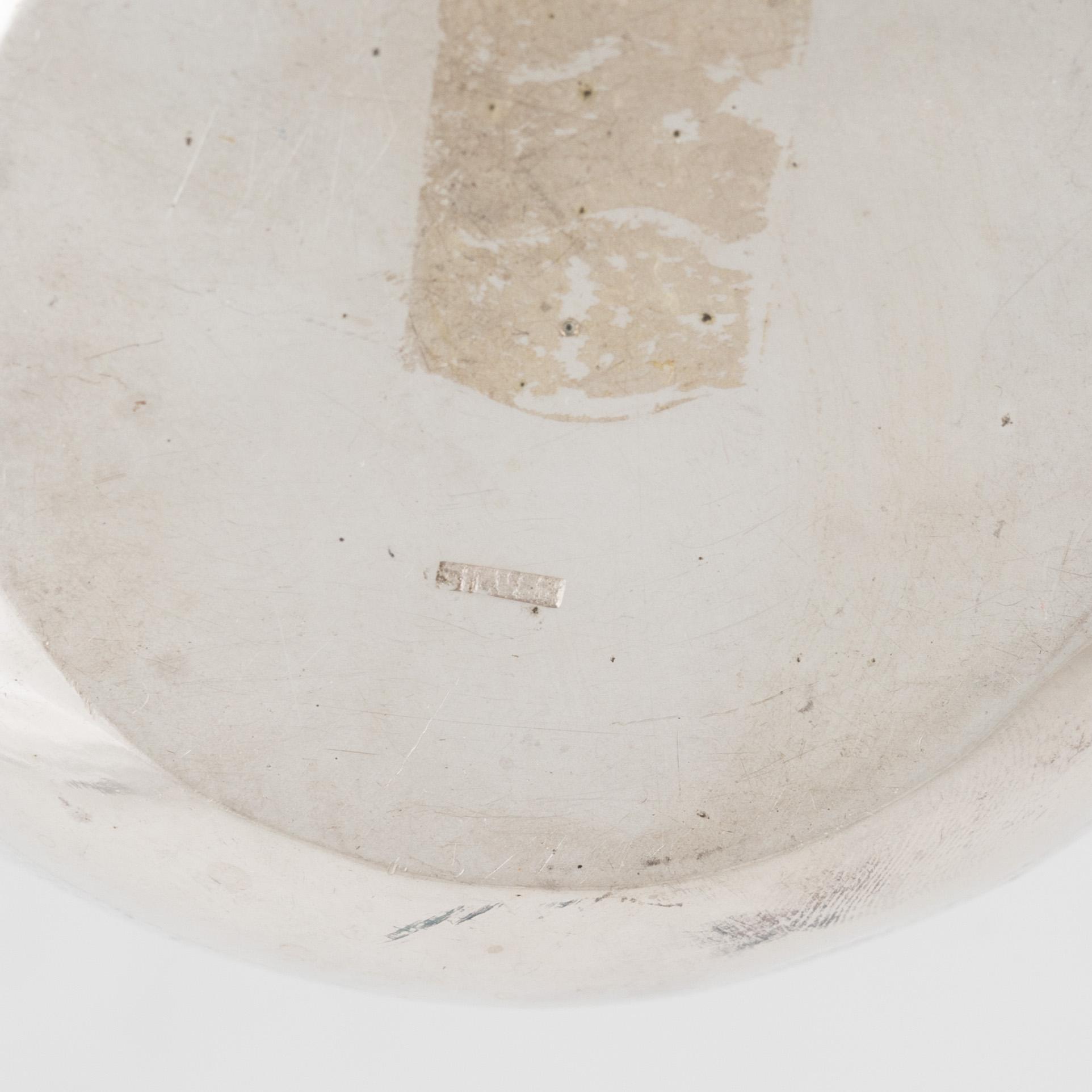 A set of three Chinese silver bowls, 20th century.