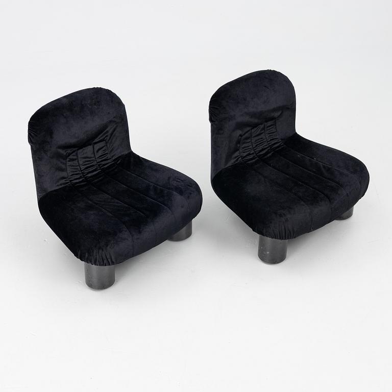 Cini Boiri, armchairs, a pair, "Botolo", Arflex, Italy.
