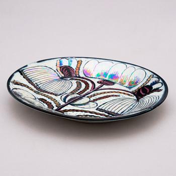 BIRGER KAIPIAINEN, dekorationsfat, signerad Kaipiainen Arabia.