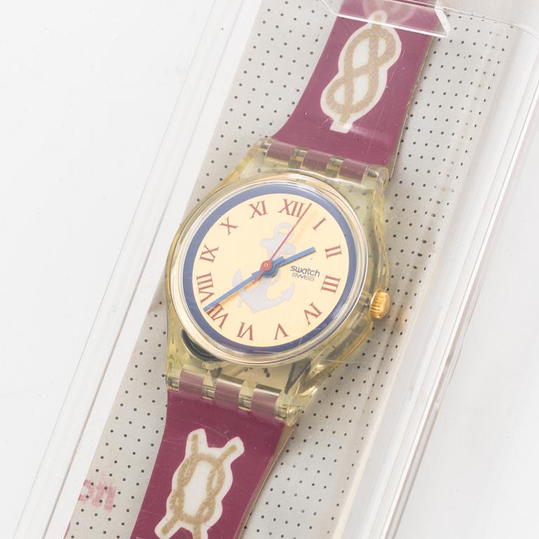 Swatch, Red Knot, wristwatch, 25 mm.