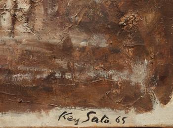 KEY SATO, olja på duk, sign o dat -65.