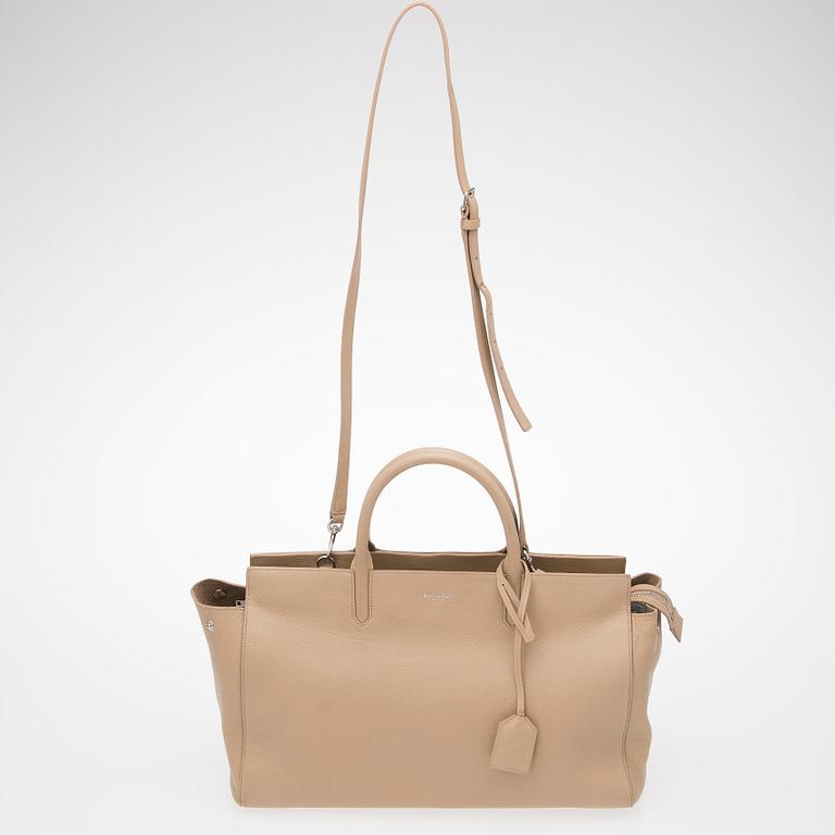 Nude Leather Cabas Rive Gauche Tote Bag.