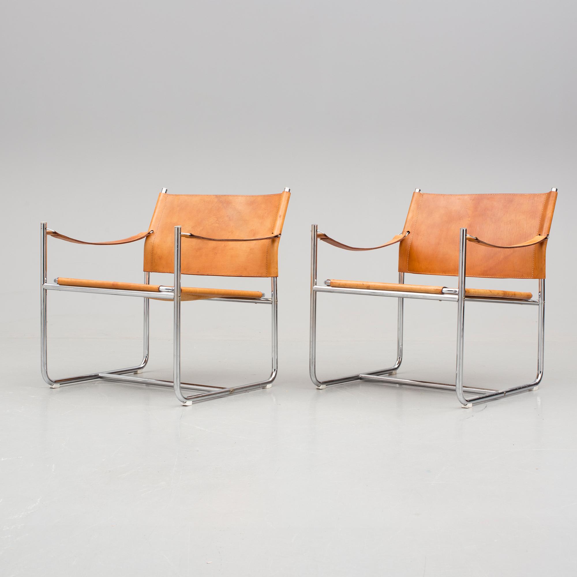 KARIN MOBRING, karmstolar ett par, "Amiral", IKEA, 1970-tal.