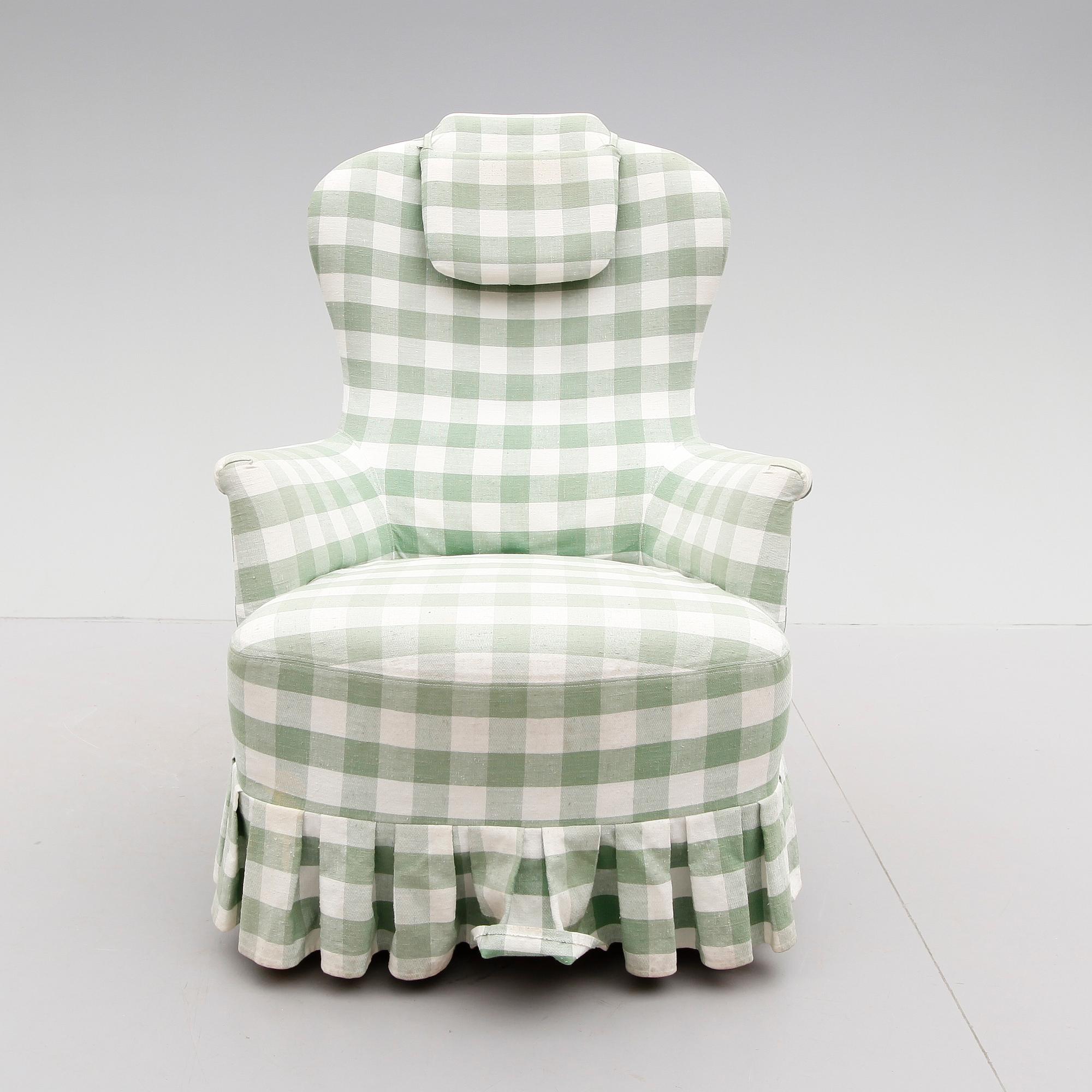 FÅTÖLJ, "Farmor", Carl Malmsten, 1900-talets andra hälft.