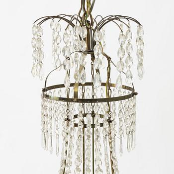 Chandelier, circa 1900, Gustavian style.
